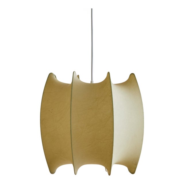 1960s Italian Ribbed Cocoon Pendant For Sale