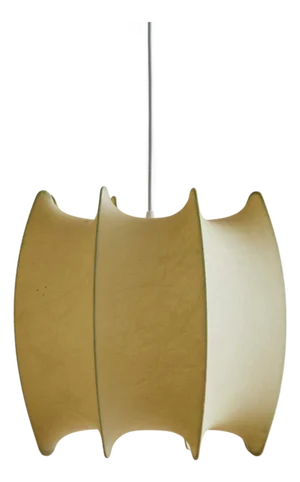 1960s Italian Ribbed Cocoon Pendant