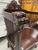 Wood Antique Rosewood Hand Carved Armchair, Profesionally Refinished, Gargoyle Ends For Sale - Image 7 of 8