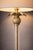 Late 20th Century Tall Hollywood Regency Sunlit Brass & Glass Column Table Lamp With Pineapple Motif and Linen Drum Shade – 32” H For Sale - Image 4 of 8