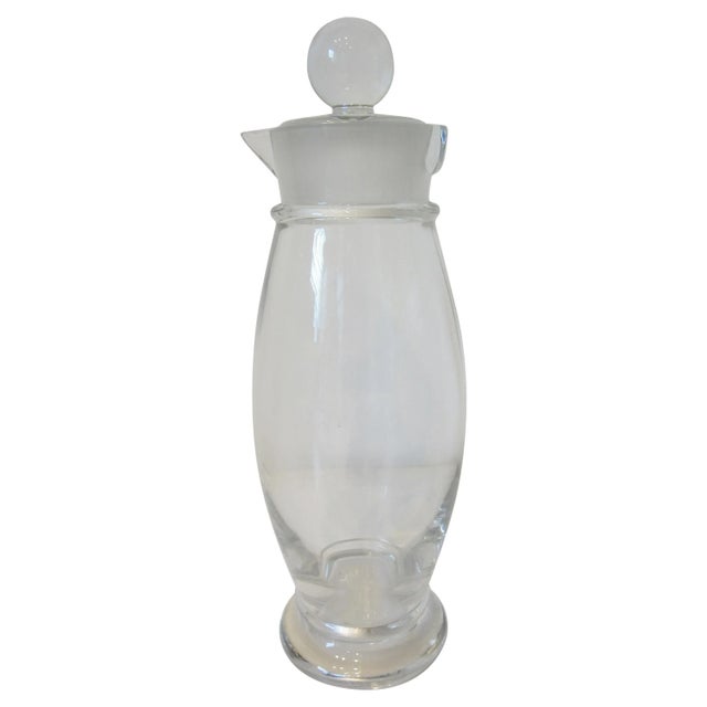 Vintage Cambridge Glass Company Glass Cocktail Shaker For Sale - Image 12 of 12