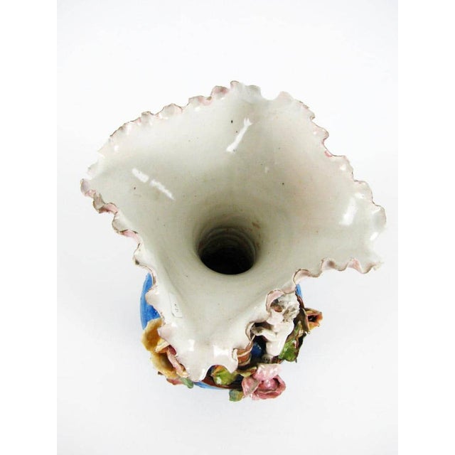 Liberty Vases in Polychrome Ceramic, 1890s, Set of 2 For Sale - Image 3 of 6