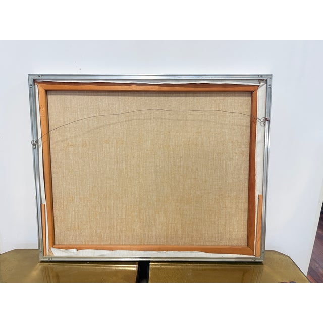 Textile Martin J. Murray (American, 1908–1997) "Provincetown" Oil on Canvas C. 1940 For Sale - Image 7 of 8