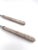 Handmade Stainless Steel & Rattan Woven Handle Salad Server Set, Handcrafted in India - 2 pcs For Sale - Image 4 of 8