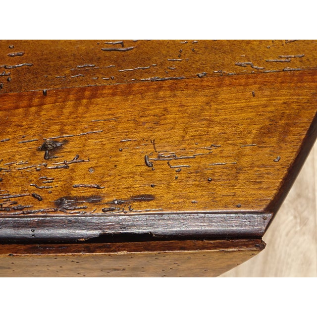 Brown Walnut Top Flap Table For Sale - Image 8 of 18