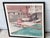 Vintage framed mid-century modern enlarged photograph. It was enlarged from a small photo and printed on a large printer....