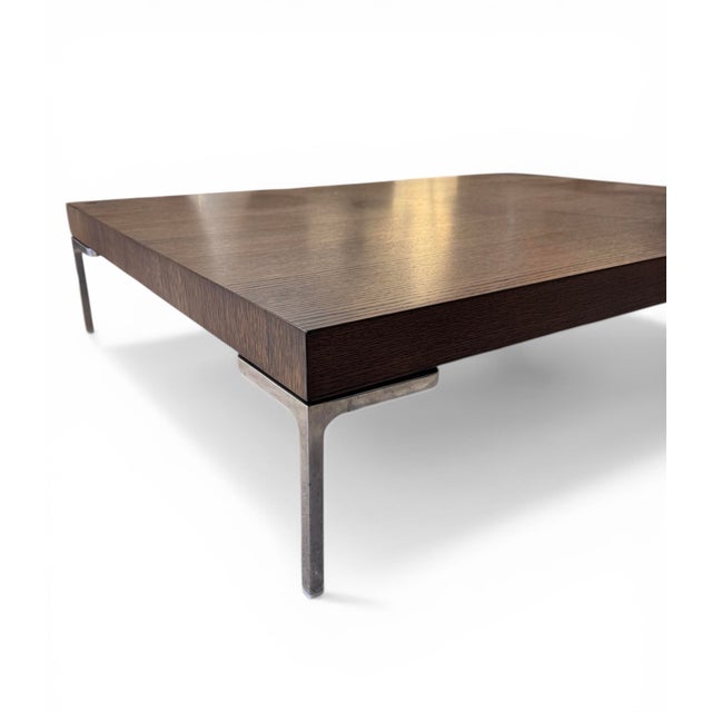 A refined example of modern Italian design, this Charles coffee table by Antonio Citterio for B&B Italia embodies...