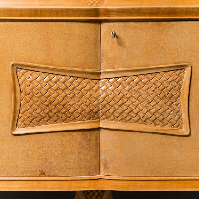Vintage Sideboard in Wood in the style of Dassi, 1940s For Sale - Image 6 of 16