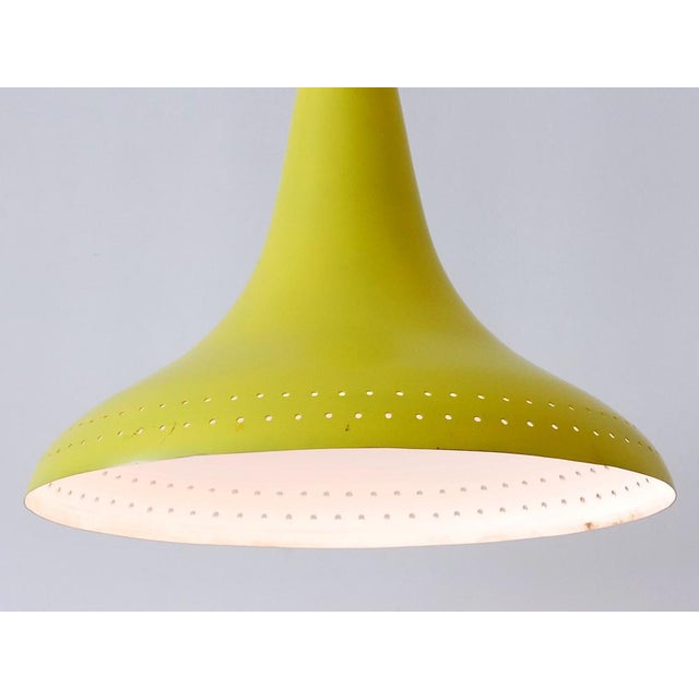 Mid-Century Modern Perforated Aluminium Pendant Lamp, Austria, 1960s For Sale - Image 14 of 18