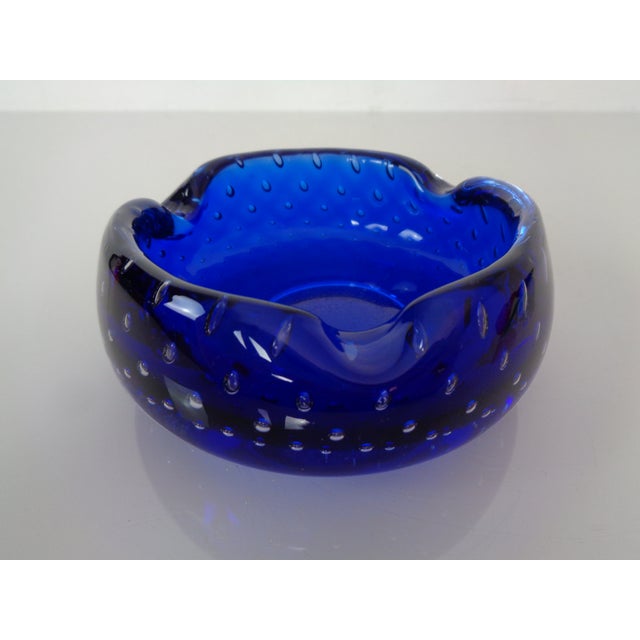 Blue Sommerso Murano Glass Bowl, Italy, 1960s For Sale - Image 15 of 15