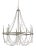 The Sean Lavin Beverly eight light single tier chandelier in French washed oak / distressed white wood supplies ample...
