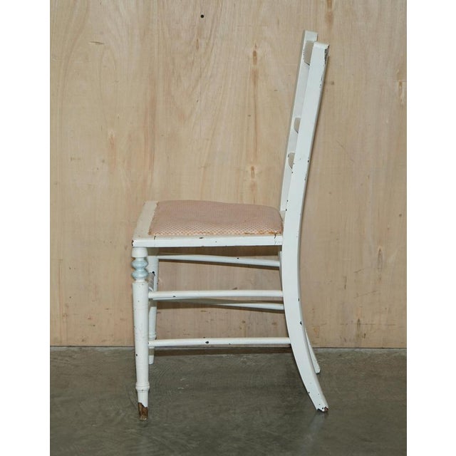 Antique French Paint Side Chair For Sale - Image 17 of 18