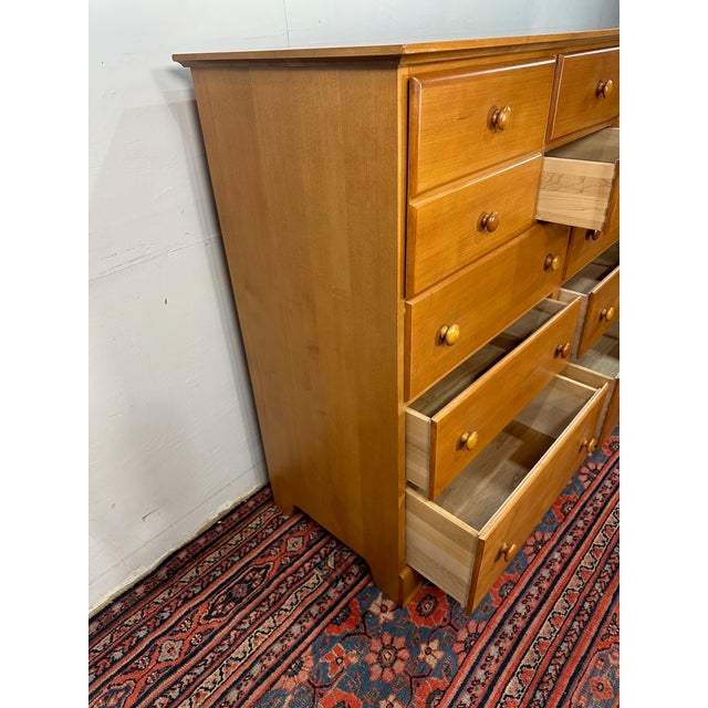 Wood 1960s Moosehead Brand 9 Drawer Dresser For Sale - Image 7 of 11