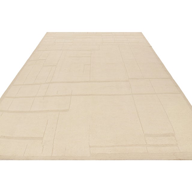 Not Yet Made - Made To Order Rug & Kilim’s Moroccan Style Rug in Cream White Tones with Geometric Patterns - 12x15 For Sale - Image 5 of 7