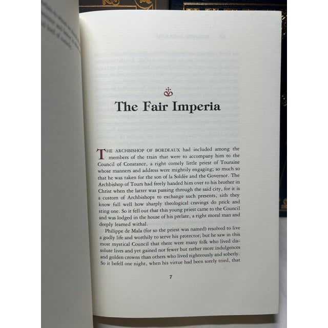 Blue 1970s Vintage Franklin Library, Collected Stories of the World's Greatest Writers Collection, Leather Books - Set of 18 Books For Sale - Image 8 of 12