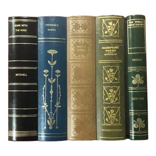 Faux 5 Volume Leather Box For Sale