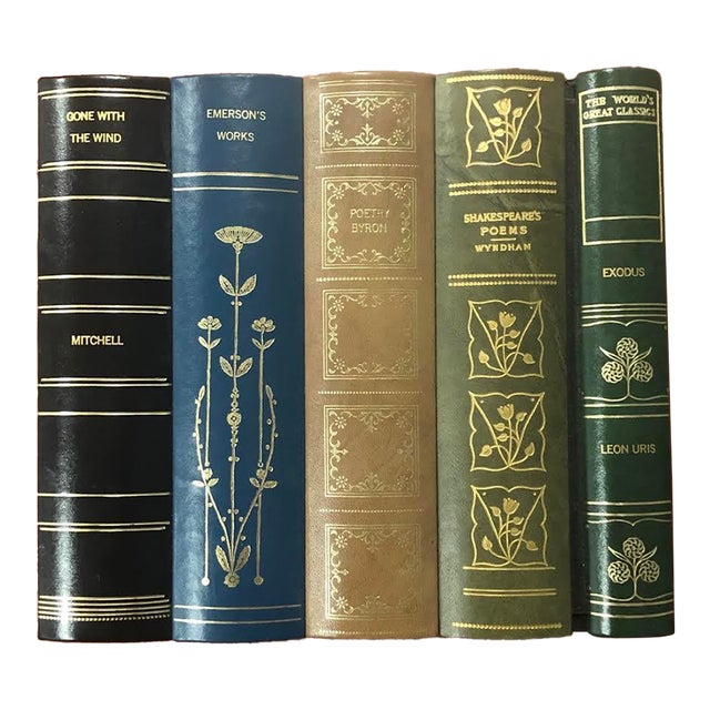 Faux 5 Volume Leather Box For Sale