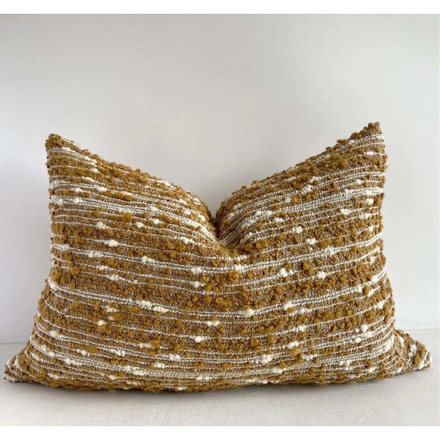 Linen Bloom Home Inc Belgian Linen and Wool Pillow For Sale - Image 8 of 8