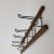 Folding Coat Rack in Walnut and Bent Metal, 1900s For Sale - Image 4 of 9