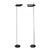 Italian Arteluce BIS A700 Contemporary Modern Adjustable Floor Lamps - A Pair For Sale