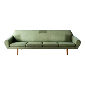 Danish Mid-Century Kurt Østervig Attributed Large Danish Four-Seat Sofa, 1960's