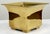 Mid 20th Century Vintage Postmodern Square Brass Cachepot Planter For Sale - Image 5 of 11