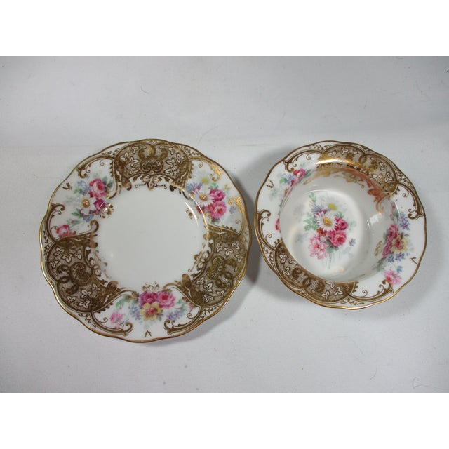 Antique Limoges France Porcelain Custard Ramekins Set- 6 Pieces For Sale - Image 9 of 9