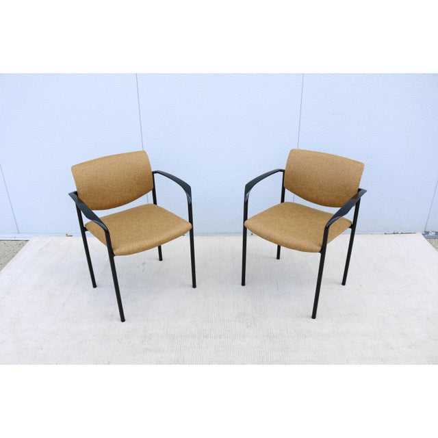 2010s Modern Steelcase New Player Multipurpose Stackable Guest or Side Chairs - A Pair For Sale - Image 5 of 18