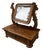 Louis Philippe Style Dressing Mirror in Walnut and Mercury, 19th Century For Sale