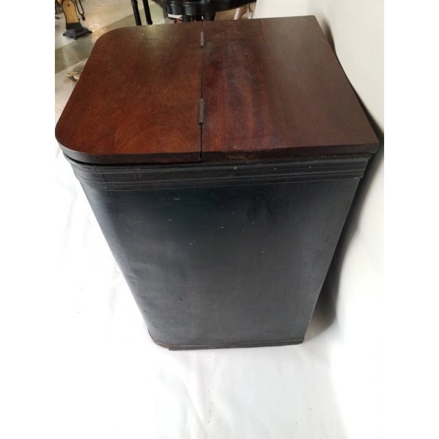 1900 - 1909 Antique Kenya & Uganda Railway Scuttle Bin For Sale - Image 5 of 10