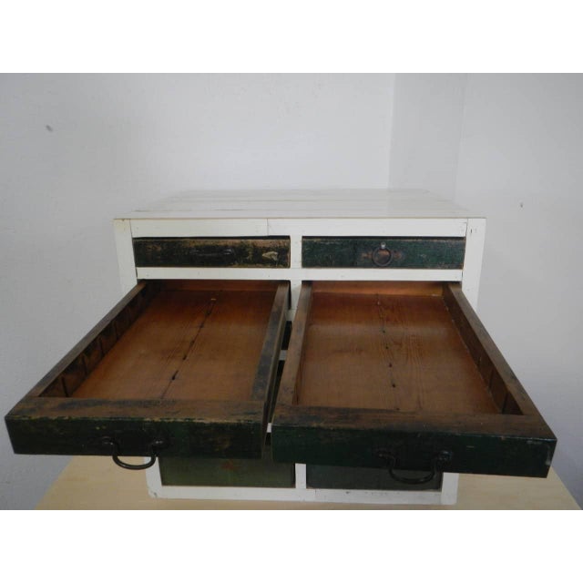 Table Chest of 10 Drawers, 1980 For Sale - Image 11 of 13