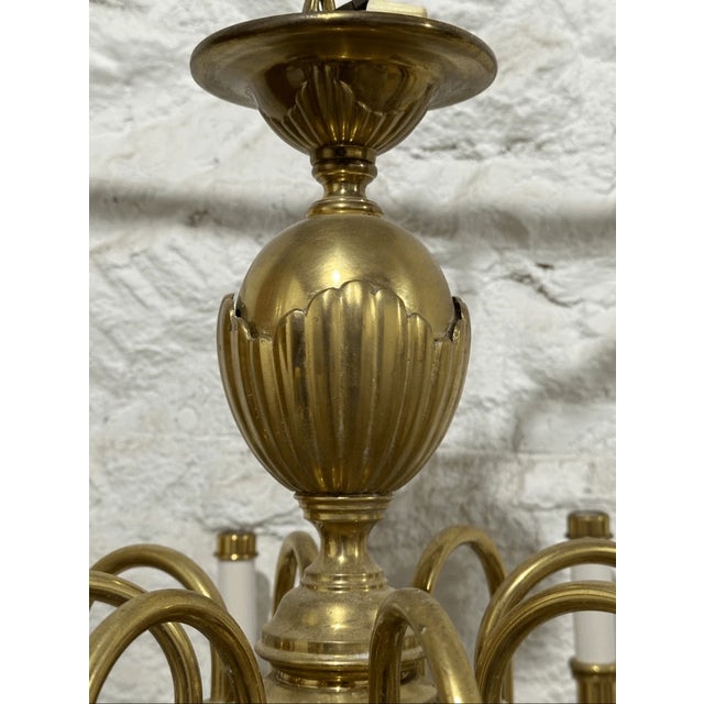 Good condition It has a plug at the end This traditional candelabra-style fixture is perfect for a formal dining room, a...