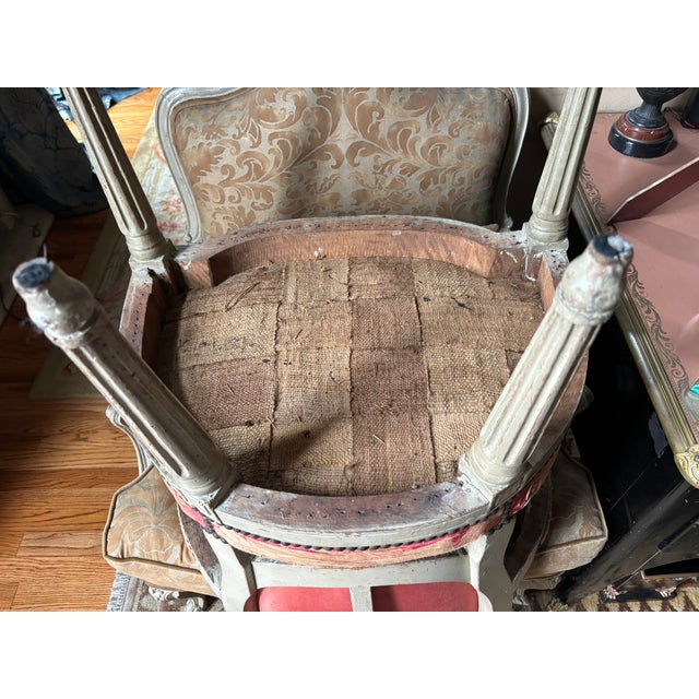 Antique Louis XVI Fauteuil or Armchair For Sale - Image 11 of 13