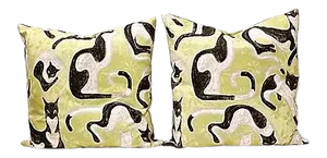 Sanderson & Sons Omega Cats Pillows, Pr