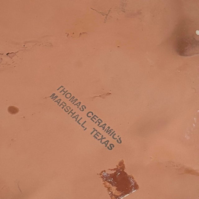 Vintage Ceramic Moon Studio Pottery Wall Plaque For Sale - Image 6 of 7