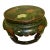 Chinese Enameled Wooden Vase Stand Circa 50s For Sale