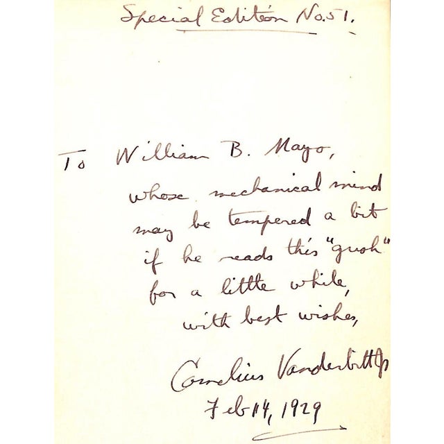 "Reno" 1929 Vanderbilt, Cornelius Jr. For Sale - Image 4 of 9