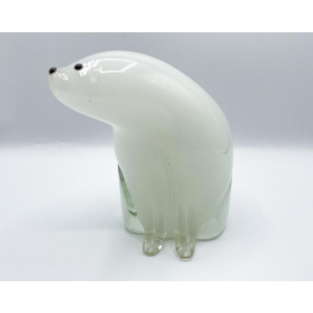 Murano The Polar Bear Figurine, 1990s For Sale - Image 12 of 12