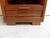 Brown Vintage Filing Cabinet with Roller Shutter, 1930s For Sale - Image 8 of 14