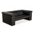 Modern 6800 Leather Two-Seater Black Sofa from Rolf Benz For Sale - Image 3 of 12