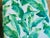 1980s Custom Made Armchair Cushions With Pillows Tropical Banana Leaves For Sale - Image 5 of 6