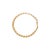 Contemporary 10K Yellow Gold 1/2 Cttw Diamond Alternating X-Link Bracelet For Sale - Image 3 of 5
