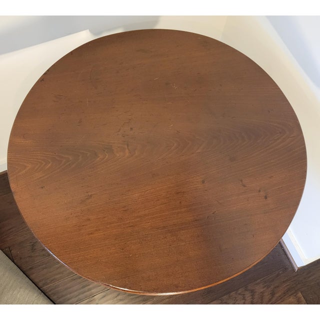 Late 18th Century 1770s English Georgian Tilt Top Round Pedestal Table For Sale - Image 5 of 16