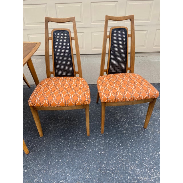 1960s 1960s Mid-Century Modern Drexel Heritage Meridian Dining Set - 6 Piece For Sale - Image 5 of 12