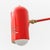 Red Vintage Three-Light Floor Lamp, 1970s For Sale - Image 8 of 13
