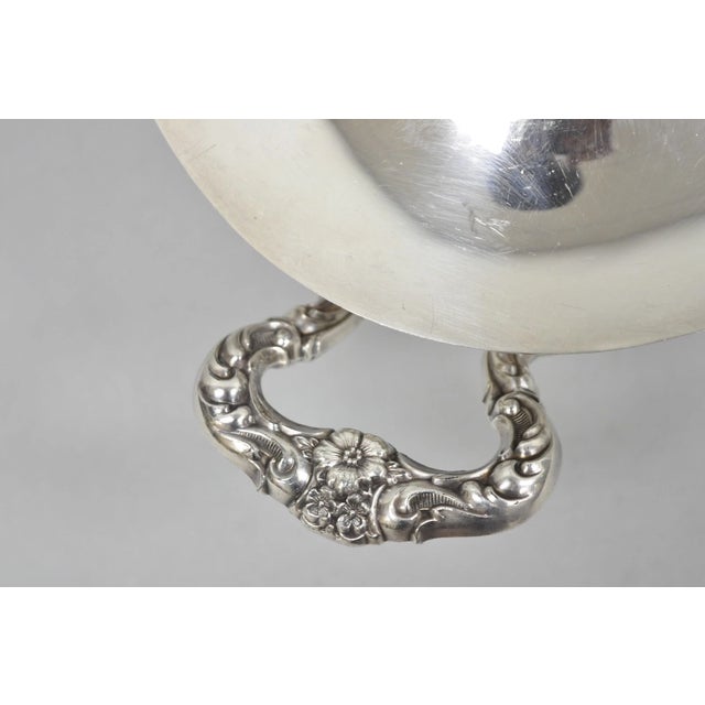 Metal Vintage Lancaster Rose by Poole Large Oval Silver Plated Covered Soup Tureen For Sale - Image 7 of 18