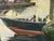 Late 20th Century Taylor Oil Painting of Harbor Boats, Signed For Sale - Image 5 of 12