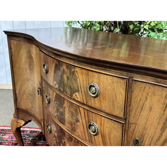 English Chippendale Mahogany Sideboard, 1930s For Sale - Image 15 of 17