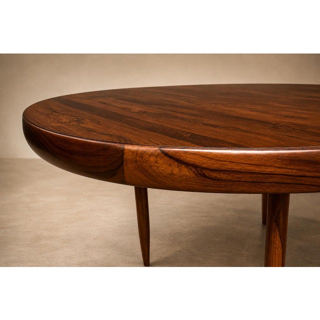 Extendable Rosewood Dining Table by Jorge Jabour, Brazilian Modern, 1950s For Sale - Image 9 of 18