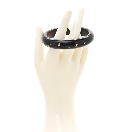 Early 21st Century Louis Vuitton Tiger Wood Brass Sylvania Bangle For Sale - Image 5 of 5